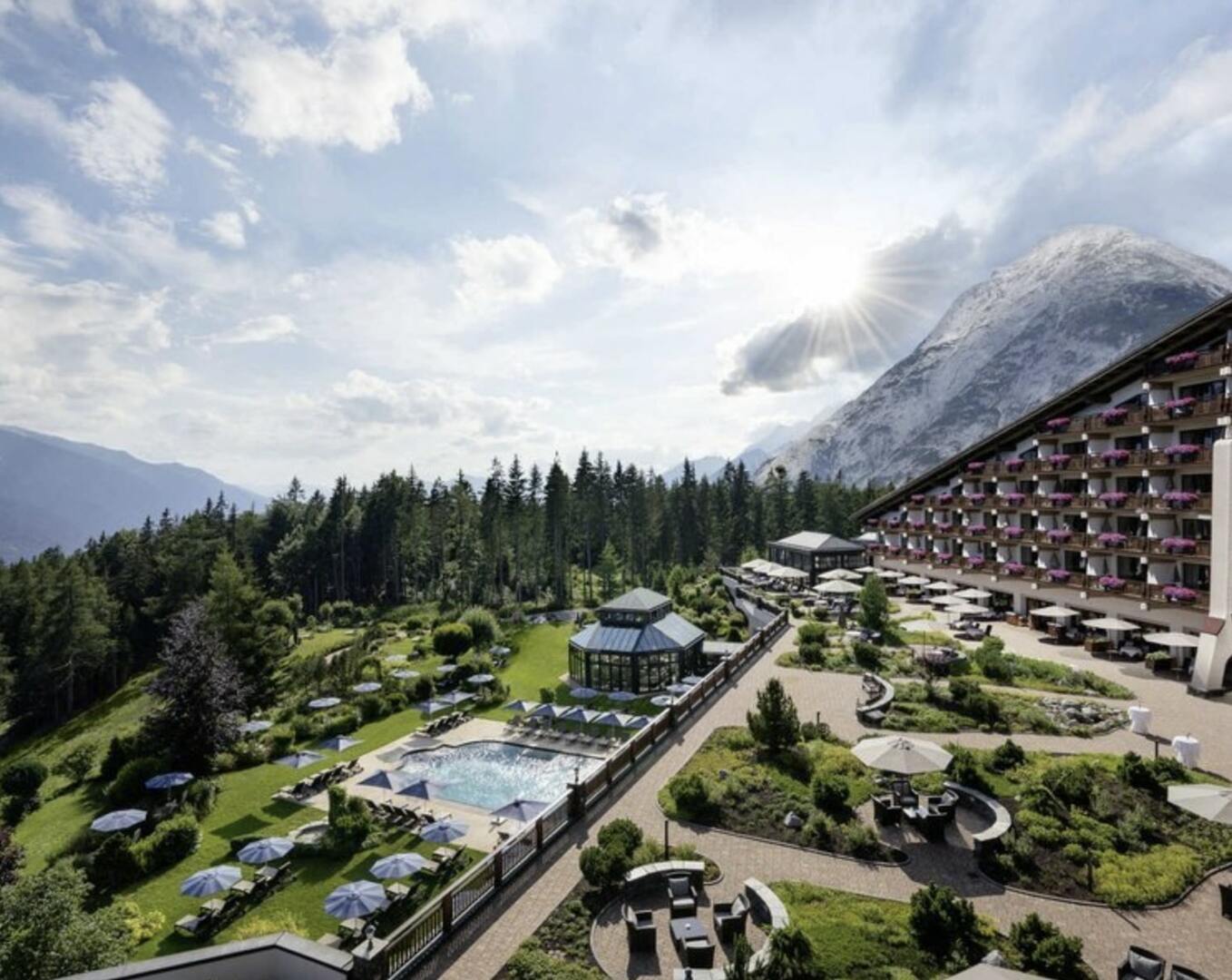 Hotel mit Bergblick Tirol