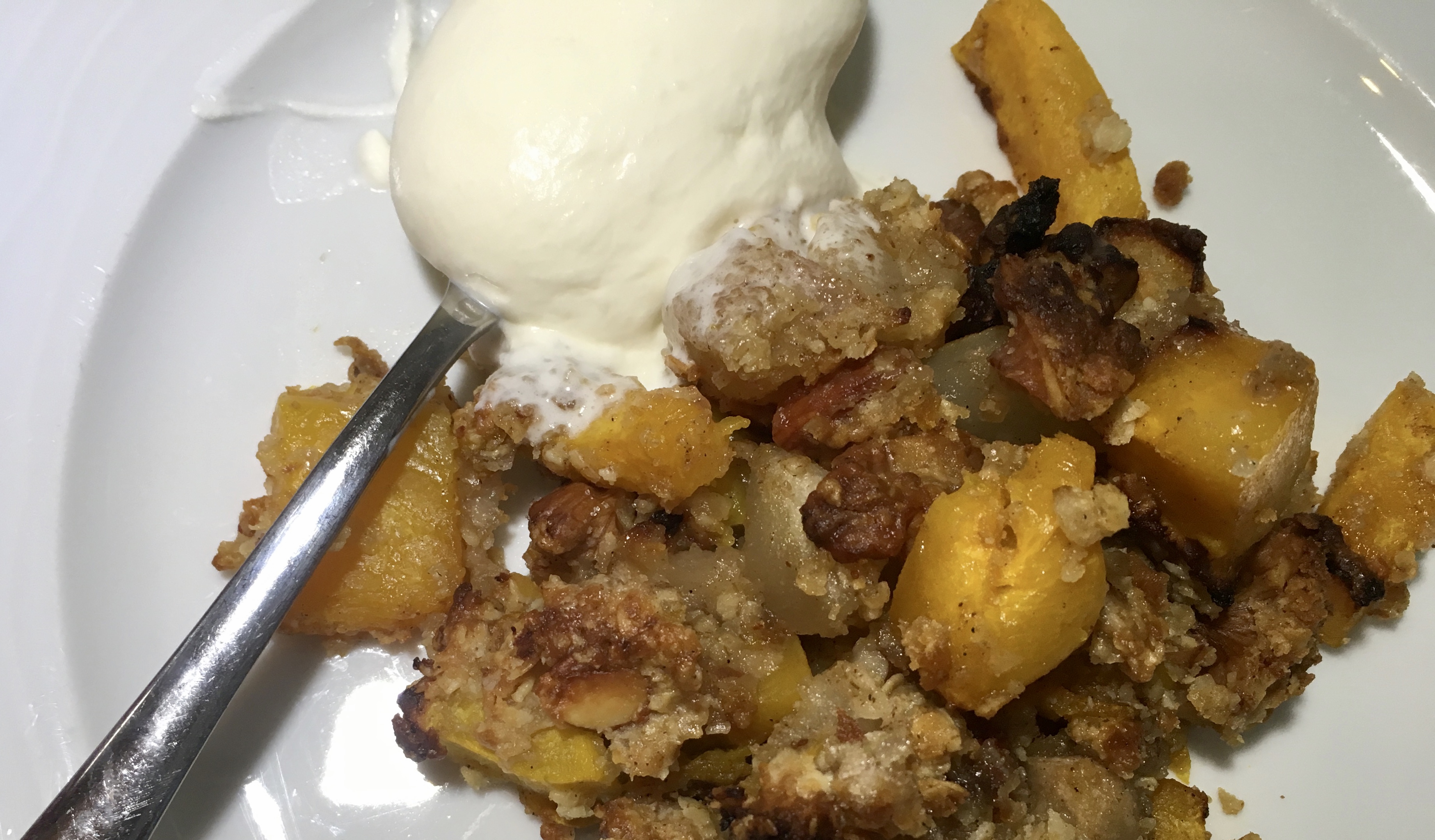 Kürbiscrumble Rezept