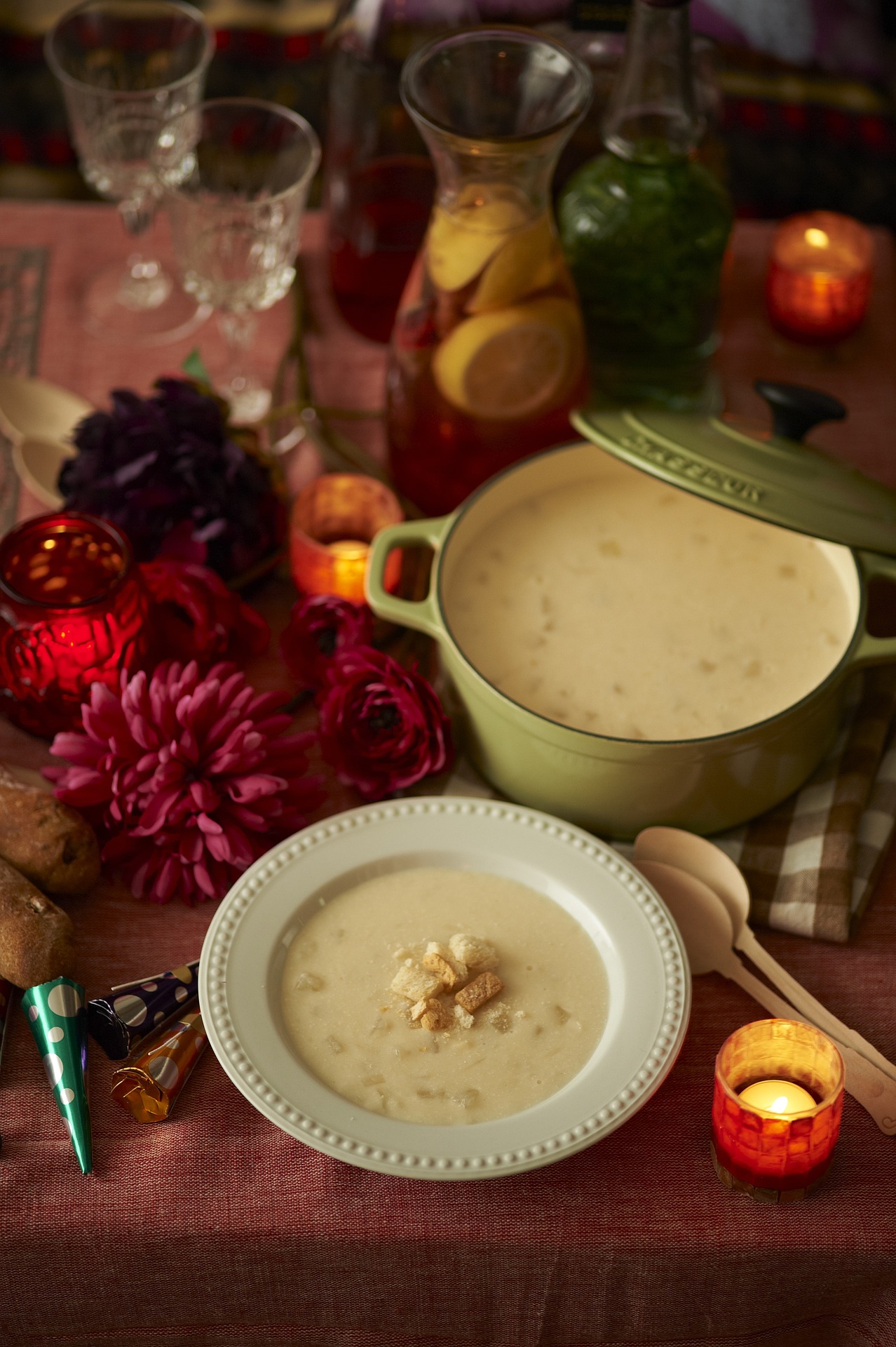 Rezept Topinambursuppe.