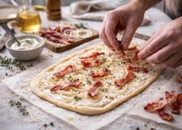 Original Elsaässer Flammkuchen Rezept
