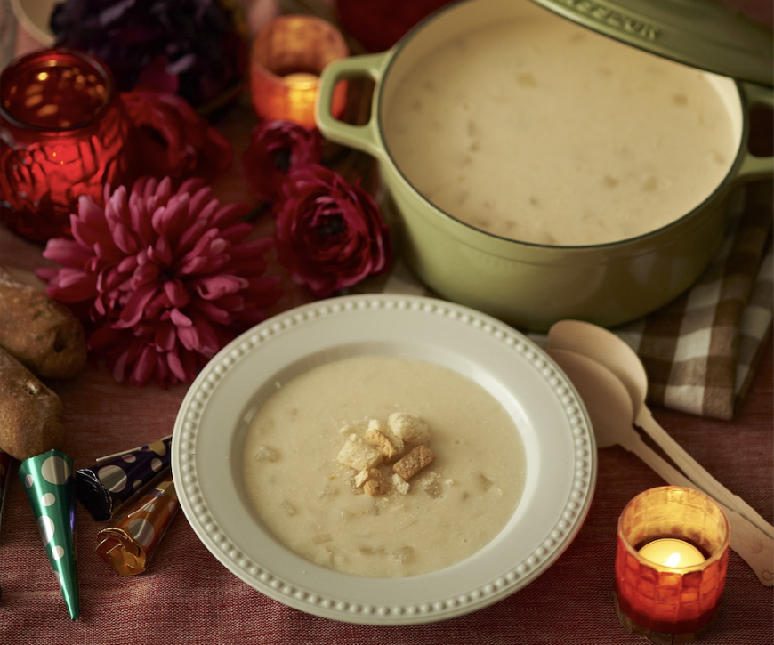 Rezept Topinambur Suppe Rezept Topinambur Suppe mit krossem Topping.