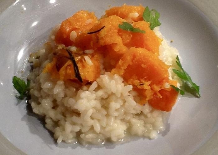 Kürbis-Risotto