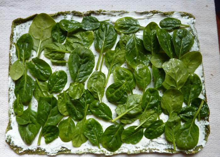 Das beste Rezept: Blattspinatrolle mit Parmaschinken