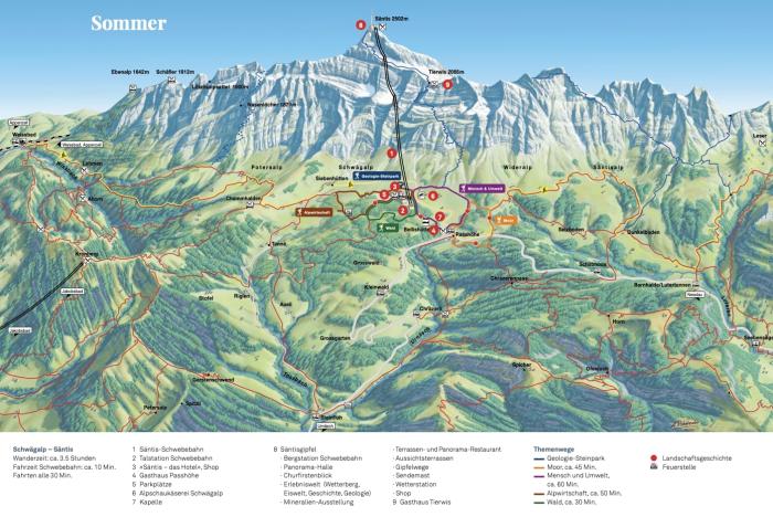 Schoenste Wanderwege Ostschweiz