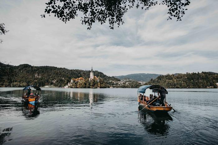 Reise in Slowenien - Bleder See