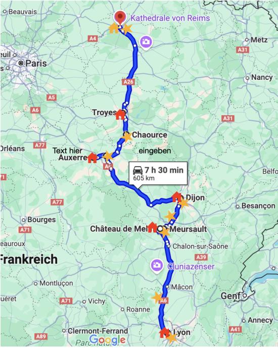 Rundreise Champagne mit Burgund für Genießer Rundreise Lyon, Champagne mit Burgund für Genießer
