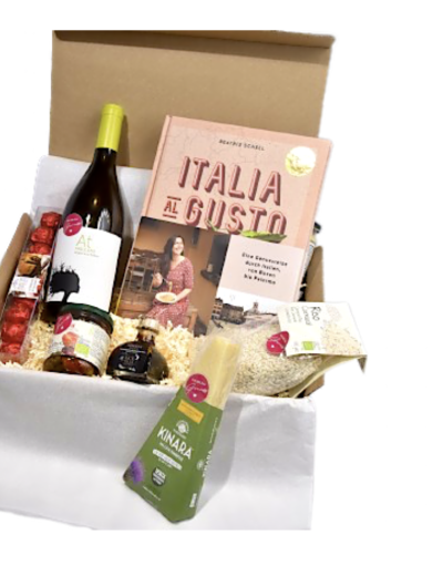 Geschenkbox mit italienischen Spezialitäten