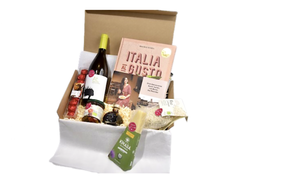 Geschenkbox mit italienischen Spezialitäten