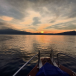 Bootstour im Sonnenuntergang bei Taormina
