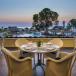 News Cafe am Strand von Griechenland